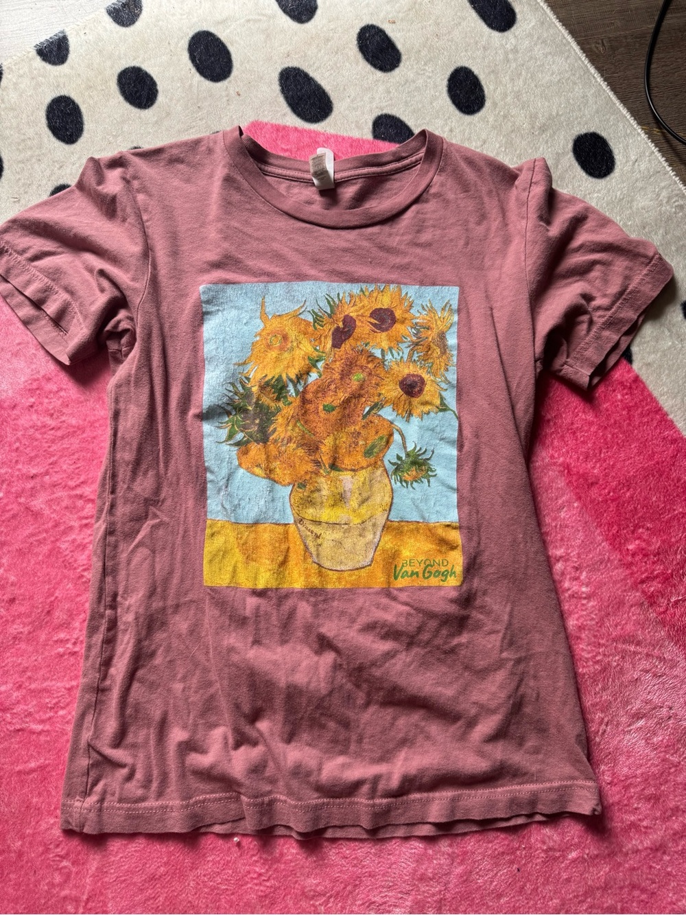 Beyond Van Gogh Sunflowers Graphic T-Shirt – Bella+Canvas – Small